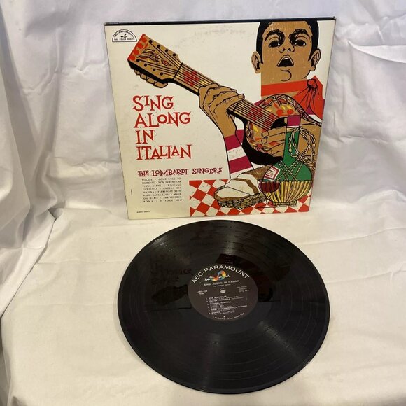 The Lombardi Singers Sing Along In Italian (Vinyl, 1960) ABC-Paramount ABC 320 - Picture 2 of 11
